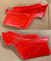 Side cover, left Honda XL250R 1982 red color R110